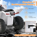 6V Battery-Powered Motorized Kids Ride-On 4-Wheeler ATV Quad Toy Car Magic Cars 6