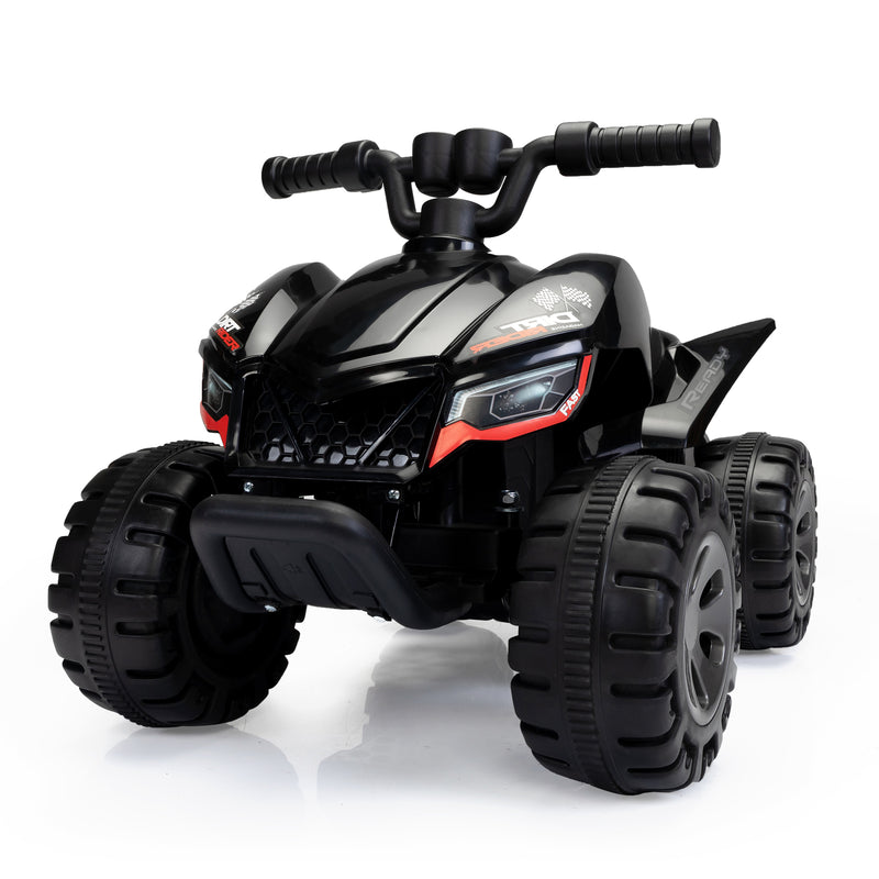 Kids 6V Electric Ride-On ATV Quad with Music and LED Lights Magic Cars 4