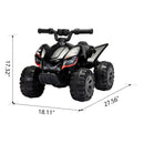 Kids 6V Battery-Powered Electric Ride-On ATV Quad Car with Music and LED Lights Magic Cars 8