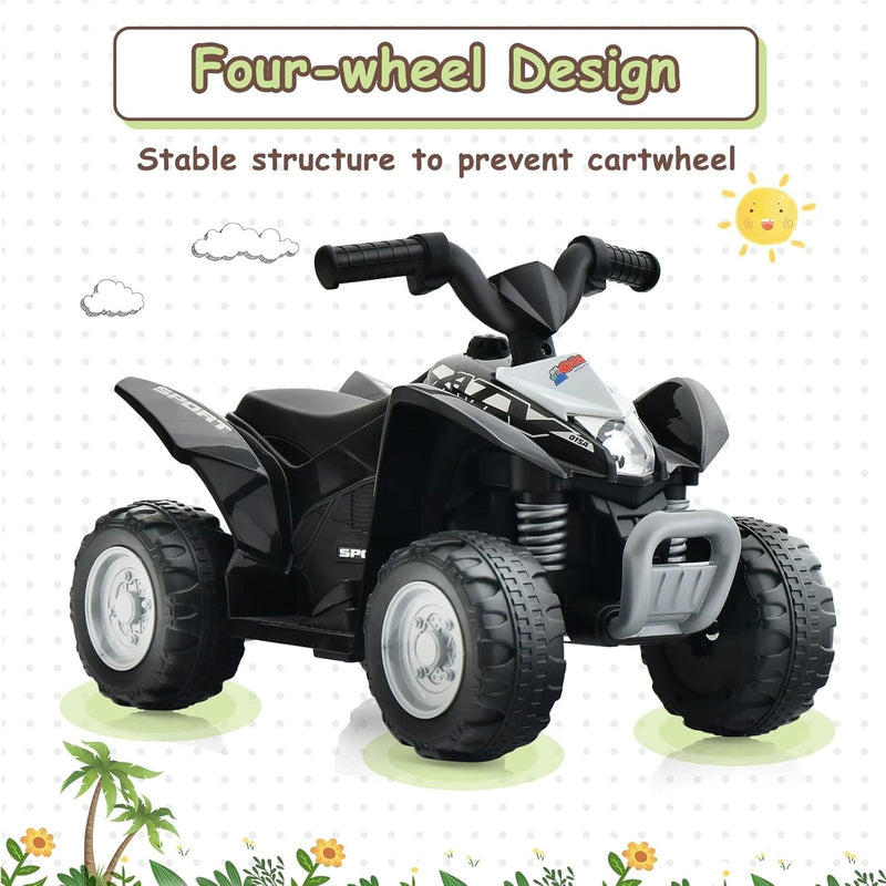 6V Electric Ride-On 4-Wheeler ATV for Toddlers Battery-Powered Vehicle Magic Cars 7