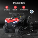 Electric 6V Kids Off-Road Ride-On ATV Quad Car with Music and Lights Magic Cars 3