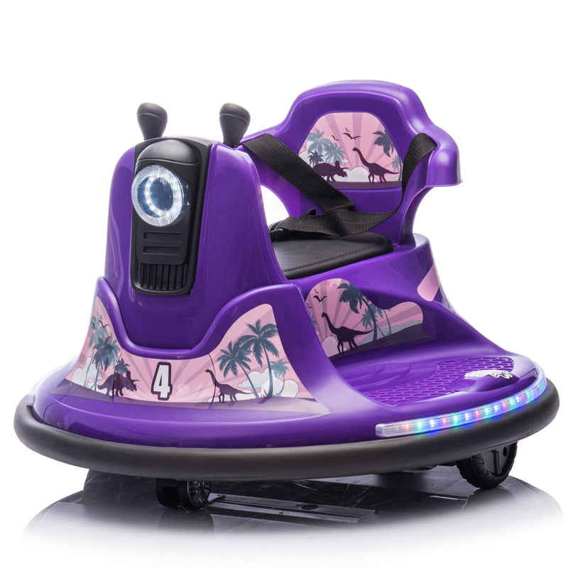 Kids Ride-On Bumper Car with Two-Handed Direction Control and Protective Bumper Strip Magic Cars 0