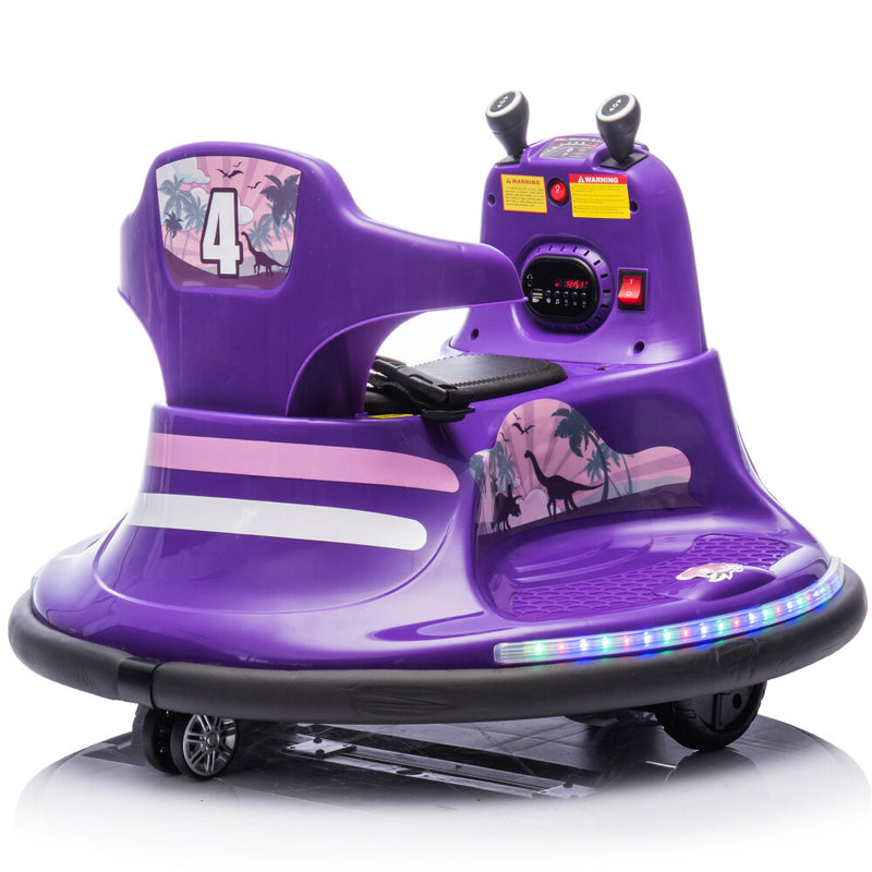 Kids Ride-On Bumper Car with Two-Handed Direction Control and Protective Bumper Strip Magic Cars 10