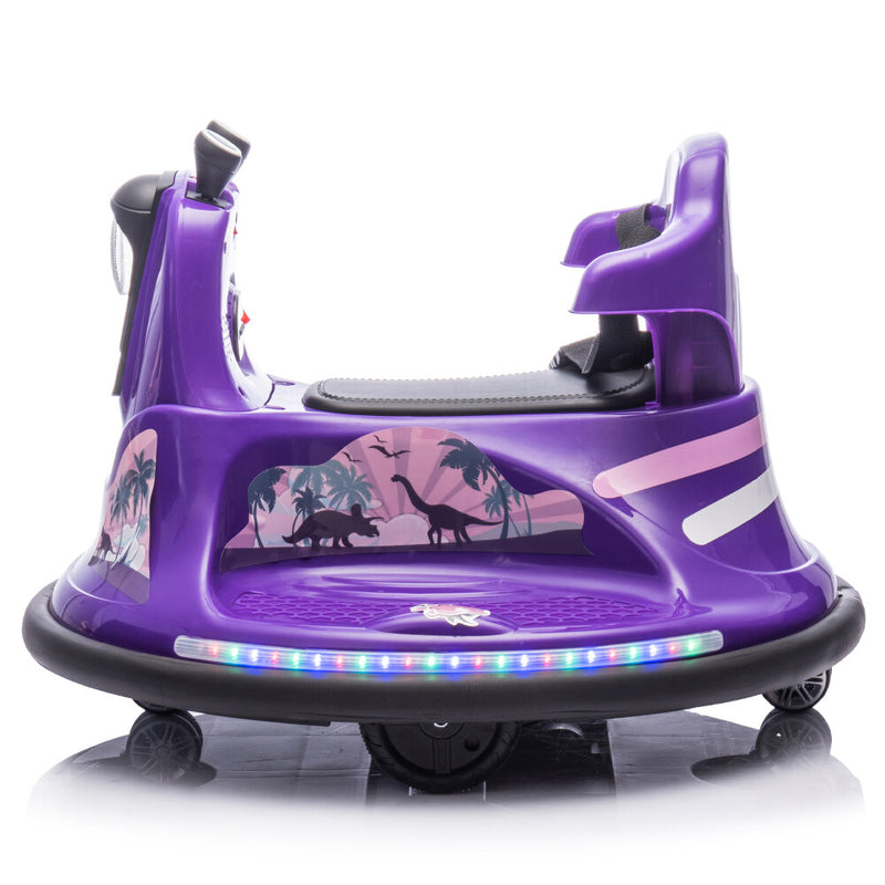 Kids Ride-On Bumper Car with Two-Handed Direction Control and Protective Bumper Strip Magic Cars 12