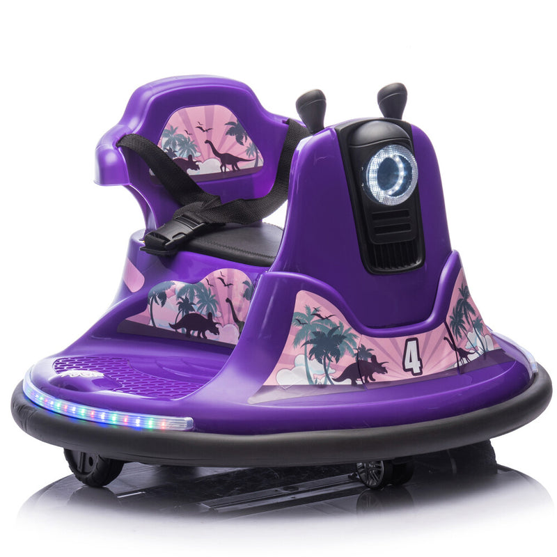 Kids Ride-On Bumper Car with Two-Handed Direction Control and Protective Bumper Strip Magic Cars 5