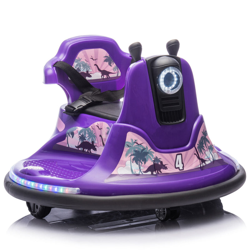 Kids Ride-On Bumper Car with Two-Handed Direction Control and Protective Bumper Strip Magic Cars 6