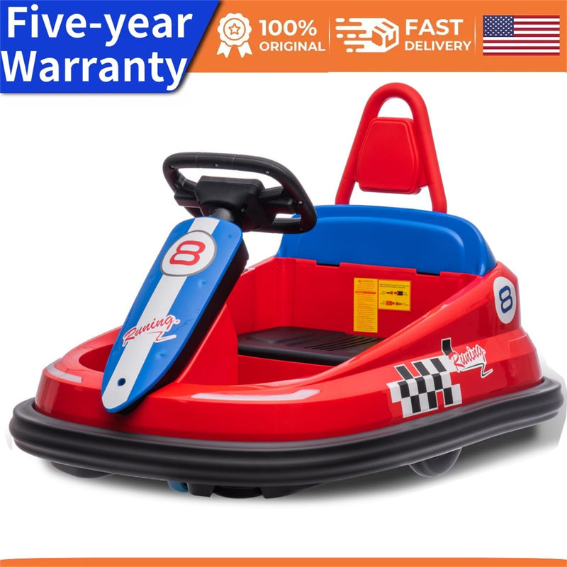 6V Electric Ride-On Bumper Car for Toddlers with 2 Speeds and Lights Magic Cars 0