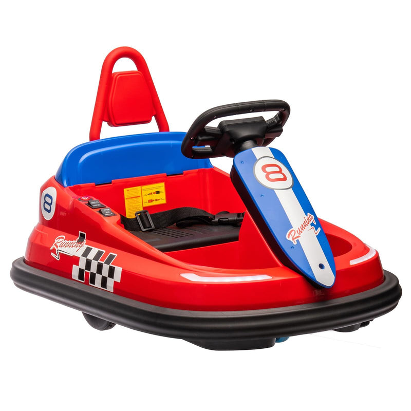 6V Electric Ride-On Bumper Car for Toddlers with 2 Speeds and Lights Magic Cars 8