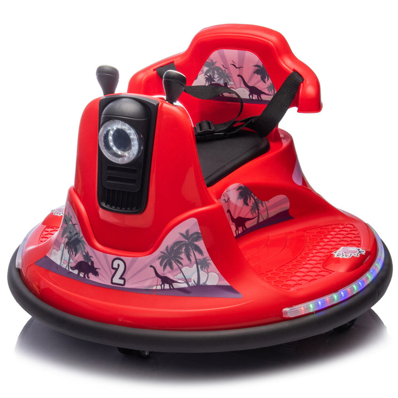 Kids Ride-On Bumper Car with 360-Degree Rotation and 0.75 MPH Speed Magic Cars 2
