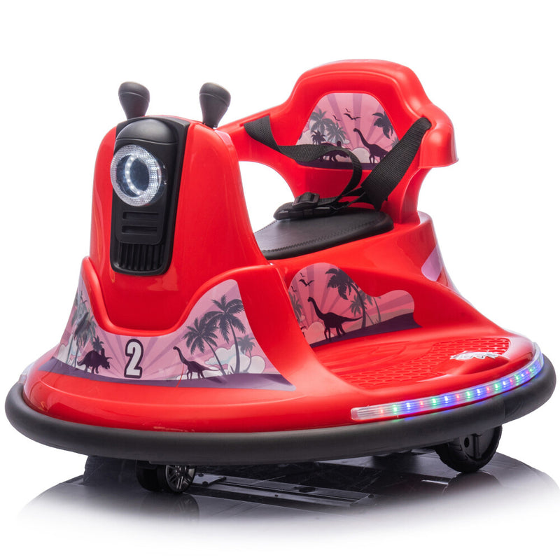 Kids Ride-On Bumper Car with 360-Degree Rotation and 0.75 MPH Speed Magic Cars 3