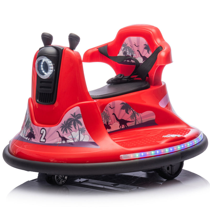 Kids Ride-On Bumper Car with 360-Degree Rotation and 0.75 MPH Speed Magic Cars 4