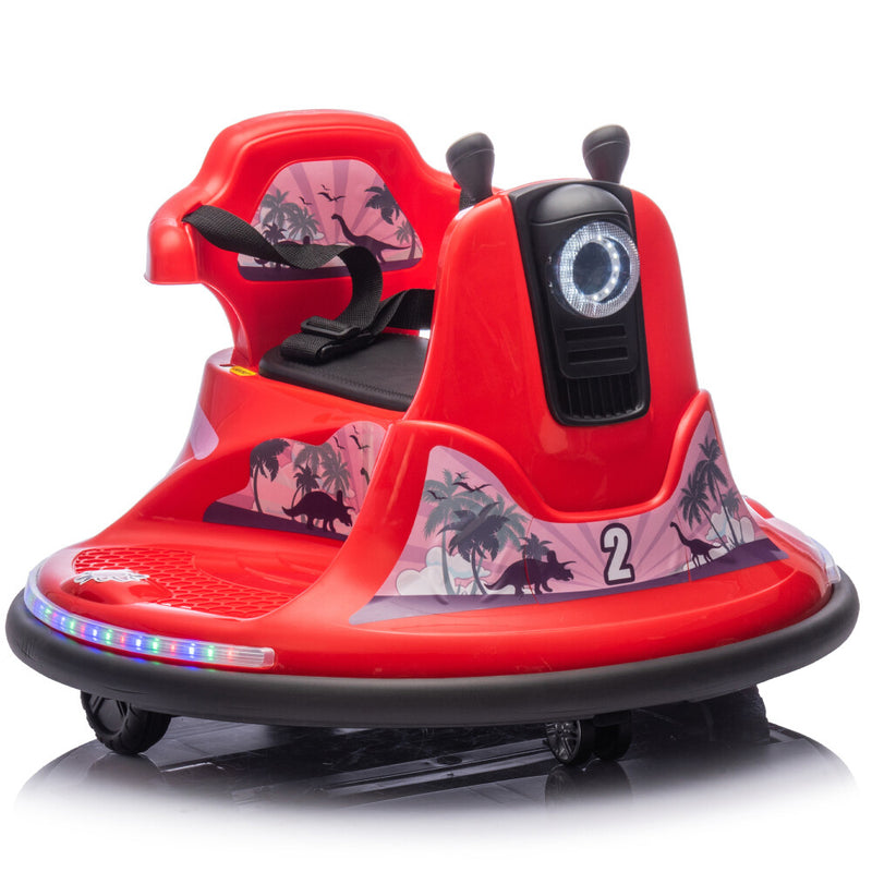 Kids Ride-On Bumper Car with 360-Degree Rotation and 0.75 MPH Speed Magic Cars 5