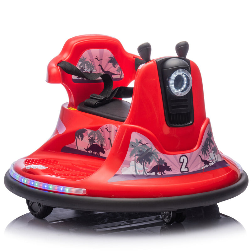 Kids Ride-On Bumper Car with 360-Degree Rotation and 0.75 MPH Speed Magic Cars 6