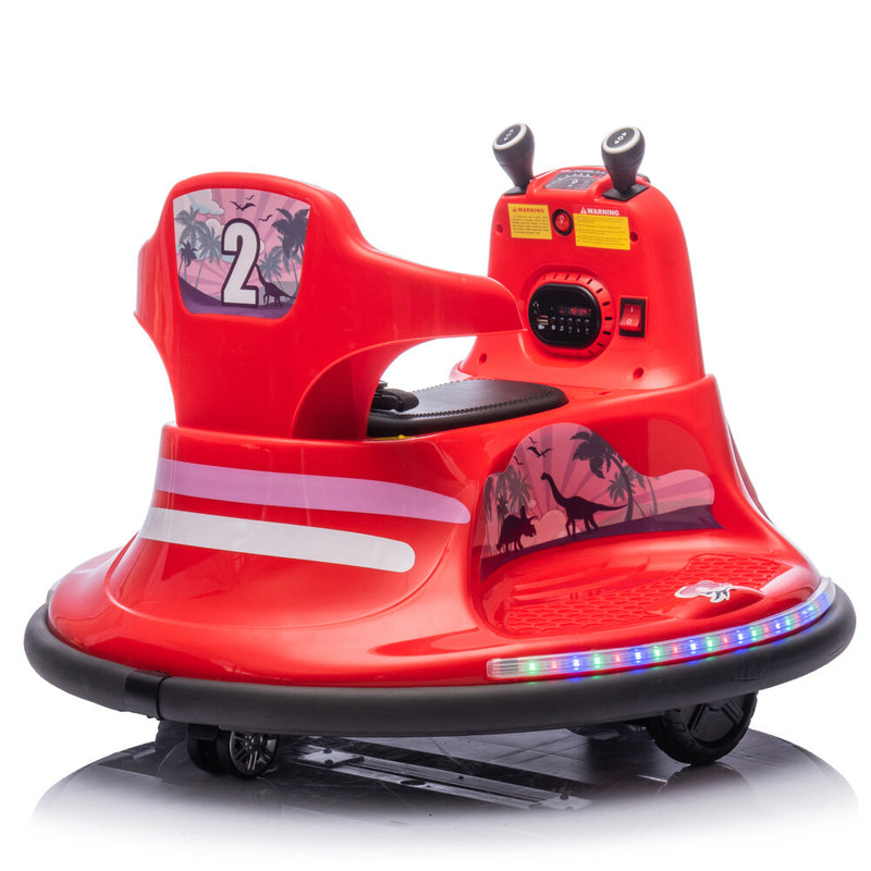 Kids Ride-On Bumper Car with 360-Degree Rotation and 0.75 MPH Speed Magic Cars 9