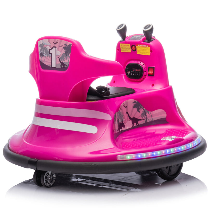 Kids Ride-On Bumper Car with Parent Remote Control and 360-Degree Rotation Two-Handed Switch Magic Cars 11