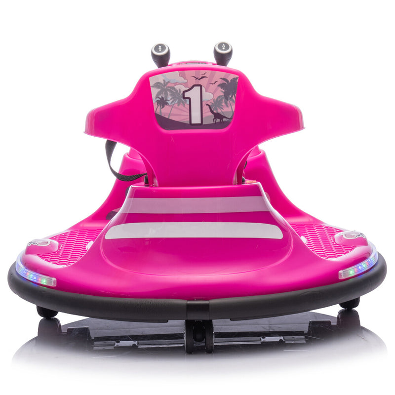 Kids Ride-On Bumper Car with Parent Remote Control and 360-Degree Rotation Two-Handed Switch Magic Cars 12
