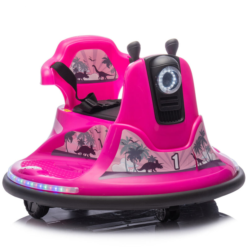 Kids Ride-On Bumper Car with Parent Remote Control and 360-Degree Rotation Two-Handed Switch Magic Cars 5