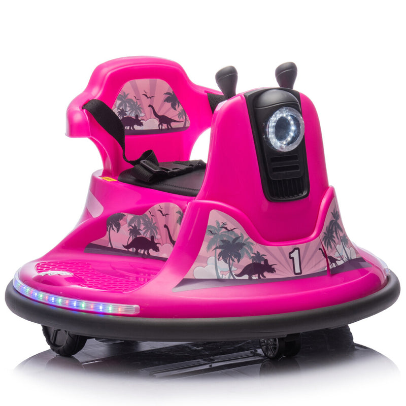 Kids Ride-On Bumper Car with Parent Remote Control and 360-Degree Rotation Two-Handed Switch Magic Cars 6