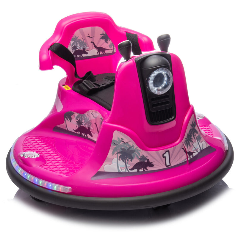Kids Ride-On Bumper Car with Parent Remote Control and 360-Degree Rotation Two-Handed Switch Magic Cars 7