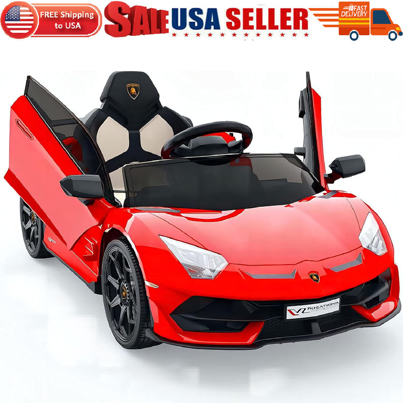 12V Battery-Powered Kids Ride-On Electric Car with Remote Control Licensed Lamborghini Design Magic Cars Variant 0