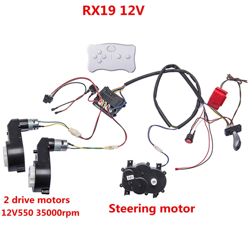 12V Kids Ride-On Car DIY Modified Harness Complete Remote Control Circuit Set Magic Cars 1