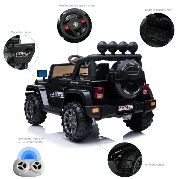12V Kids Ride-On Electric Car with Remote Control, Dual Motors, USB Port, and LED Lights Magic Cars 4