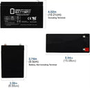 12V 7Ah Replacement Battery for Kids Electric Ride-On Cars Magic Cars 1