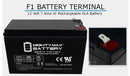 12V 7Ah Replacement Battery for Kids Electric Ride-On Power Wheels Car Magic Cars 6