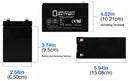 12V 7Ah Replacement Battery for Kids Electric Ride-On Power Wheels Car Magic Cars 7