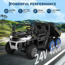 Electric 24V 2-Seater Dump Truck Ride-On Car with Remote Control and 6 Wheels Magic Cars 3