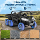 Electric 24V 2-Seater Dump Truck Ride-On Car with Remote Control and 6 Wheels Magic Cars 5