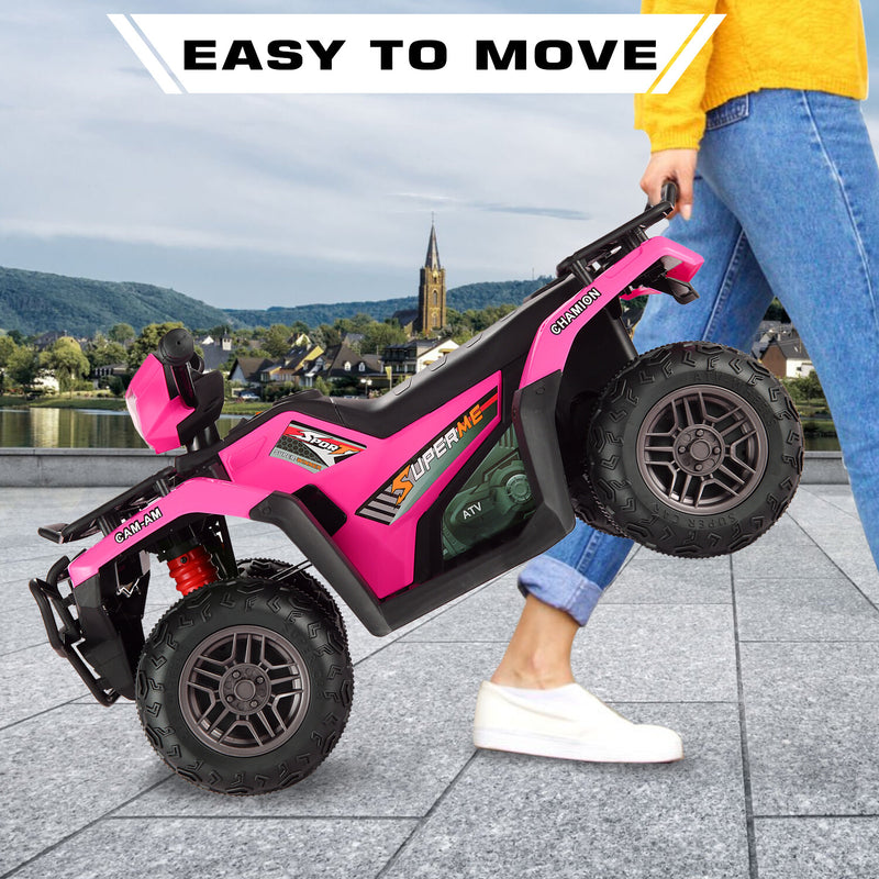 12V/24V Kids Electric Ride-On Jeep Truck ATV with LED Lights and Music Toy Vehicle Magic Cars 26