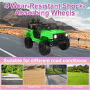 12V/24V Kids Electric Ride-On Jeep Truck ATV with LED Lights and Music Toy Vehicle Magic Cars 9