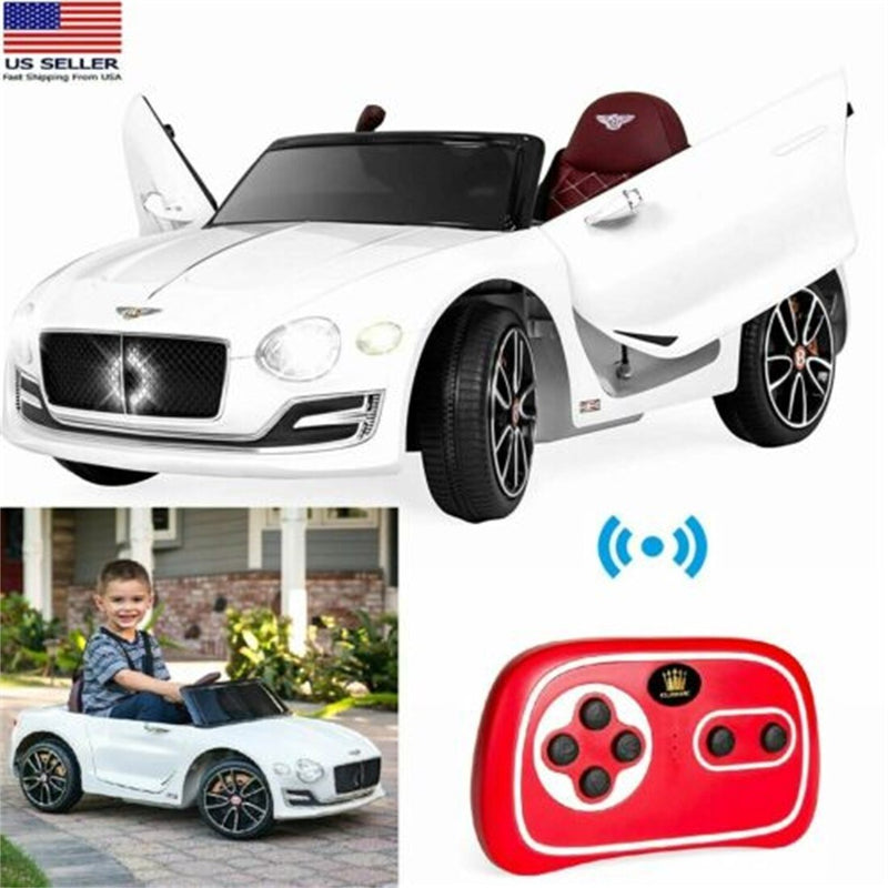 12V Licensed Bentley-Style Kids Ride-On Electric Car with Remote Control, MP3, and LED Lights Magic Cars 0