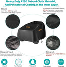 Large Waterproof Heavy-Duty 420D Cover for Kids Ride-On Power Wheels Car Magic Cars 3