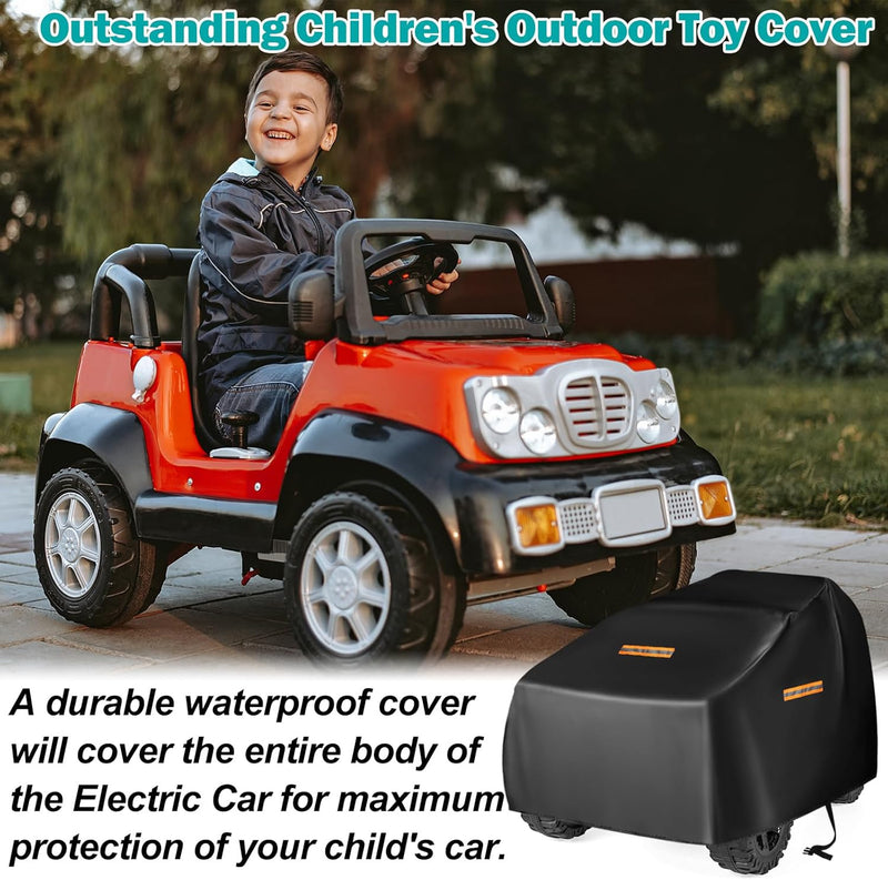 Large Waterproof Heavy-Duty 420D Cover for Kids Ride-On Power Wheels Car Magic Cars 6
