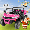 24V Electric Kids Ride-On Dump Truck with Remote Control 2-Seater 4/2WD Magic Cars 14