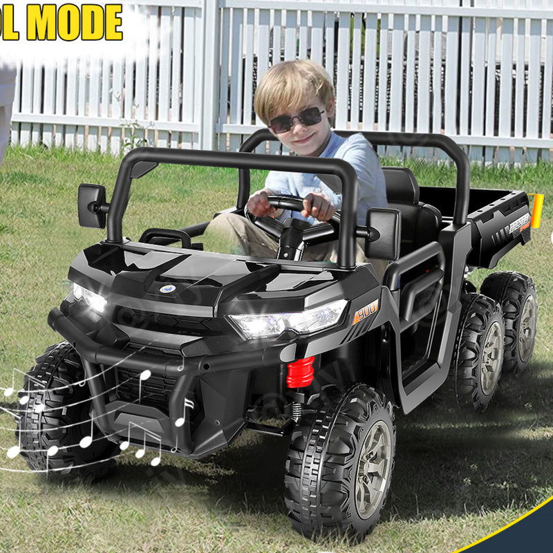 24V Electric Kids Ride-On Dump Truck with Remote Control 2-Seater 4/2WD Magic Cars 27