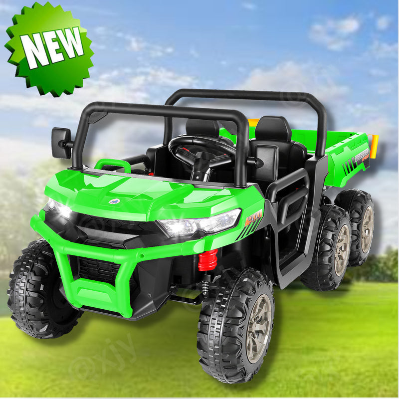 24V 2-Seater Kids Electric 4WD Ride-On Dump Truck with Remote Control Magic Cars 14