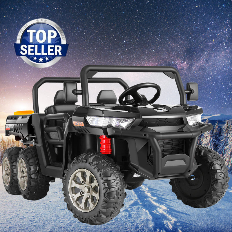 24V Electric Ride-On Dump Truck for Kids with Remote Control and 4/6 Wheels Magic Cars 27