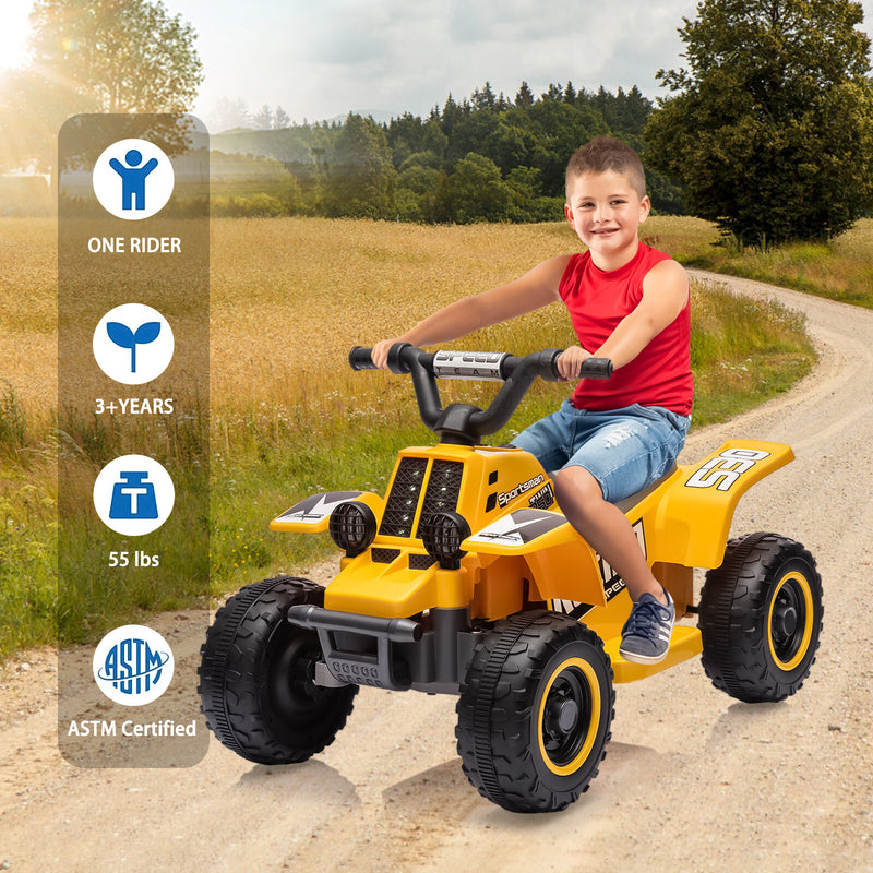 Kids 6V Electric Off-Road Quad ATV Ride-On Car Toy Magic Cars 3