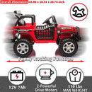 Electric Kids Ride-On Jeep Truck with Remote Control and Bluetooth Power Wheels Magic Cars 1