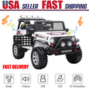 Electric 2-Seater Kids Ride-On Jeep Truck with Remote Control and Power Wheels Magic Cars 0