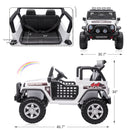 Electric 2-Seater Kids Ride-On Jeep Truck with Remote Control and Power Wheels Magic Cars 8