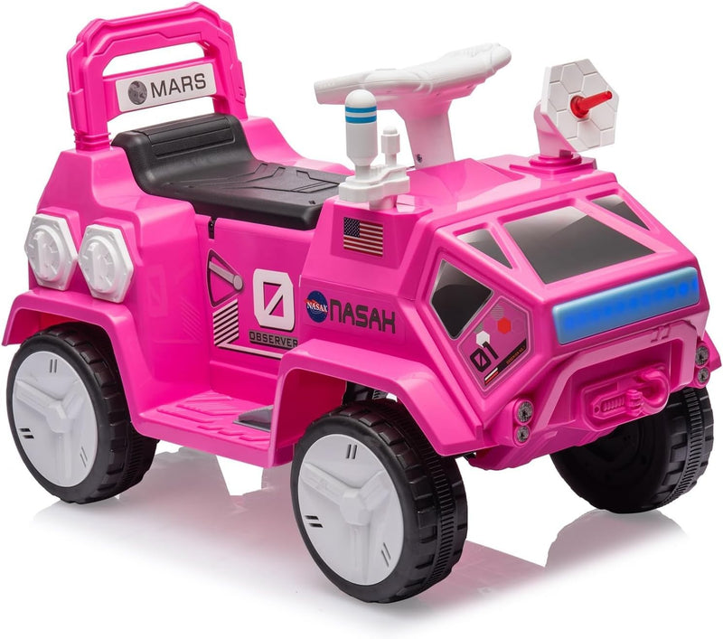 Electric Mars Rover Ride-On Car for Kids with Flashing Lights and Adventure Design Magic Cars 0