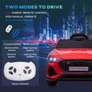 Electric Red Ride-On Car for Toddlers with Remote Control Toy Vehicle Magic Cars 4