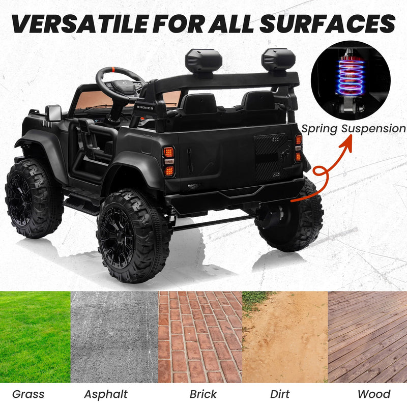 Kids 24V 2-Seater Ride-On Ford Bronco Car with Remote Control and Color Options Magic Cars 5