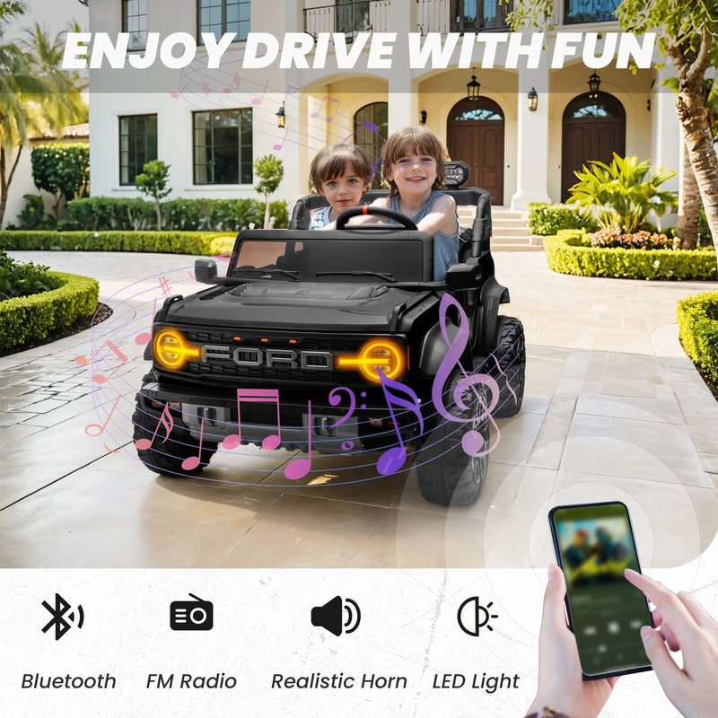 Kids 24V 2-Seater Ride-On Ford Bronco Car with Remote Control and Color Options Magic Cars 6