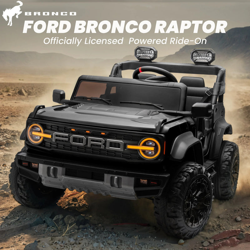 Kids 24V 2-Seater Ride-On Ford Bronco Car with Remote Control and Color Options Magic Cars 7