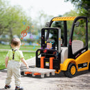 12V Battery-Powered Kids Electric Ride-On Forklift with Remote Control Magic Cars Variant 0